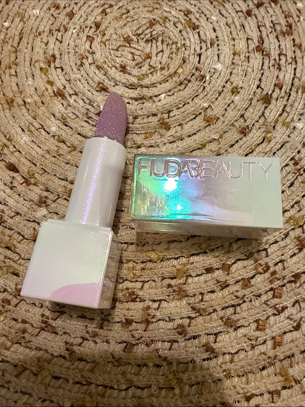 Huda beauty sparkly lip balm